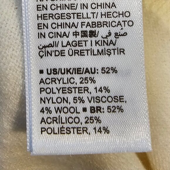 Women’s Ivory Sweater with Upper Back Cutout and Mock Neck from The Drop, Small - Picture 8 of 10